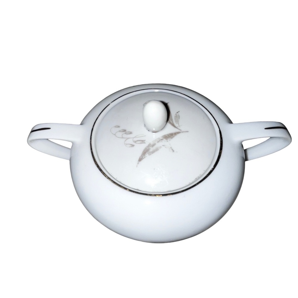 Kaysons Golden Rhapsody Sugar Bowl with Lid Fine China Japan‎ Floral